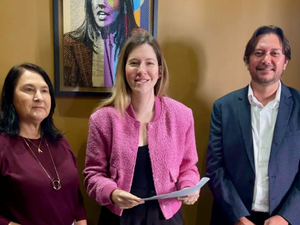 Cibele Moura celebra vitória de João Neto na presidência do CRF-AL