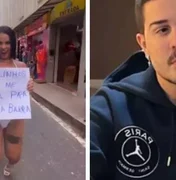 Influencer percorre comércio de Belém de biquíni para chamar atenção de Carlinhos Maia