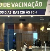 Ponto de vacinação do Shopping Pátio Maceió muda de local