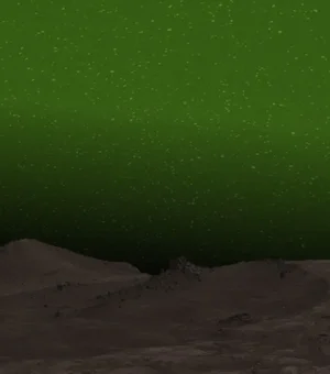 Robô da Nasa capta imagens de aurora boreal nos céus de Marte