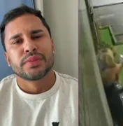 [Vídeo] Lucas Guimarães chora e se manifesta após irmão agredir namorada