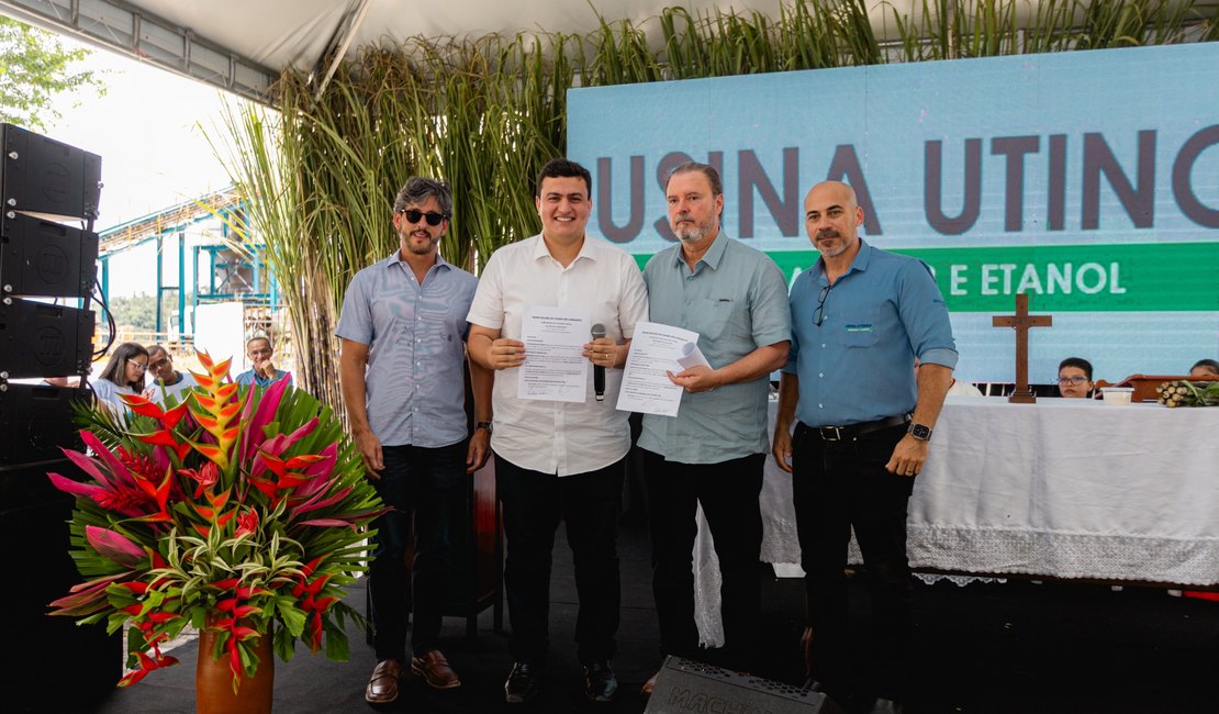Prefeito Carlos assina comodato com Usina Utinga e reforça parcerias em Rio Largo