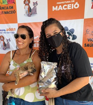 Feira de Adoção: mais de cinquenta animais ganham novo lar em Maceió