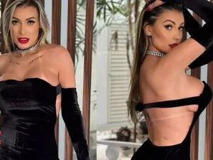 [Vídeo] Aniversário de Andressa Urach termina em briga e quebradeira; modelo é expulsa