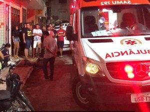 Motoqueiro sofre acidente de trânsito em Porto Calvo