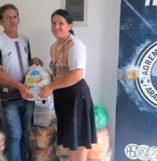 ASA distribui alimentos doados por torcedores a entidades de Arapiraca