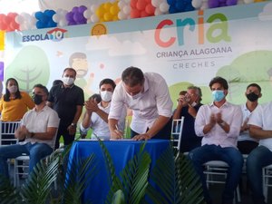 [Vídeo] Renan Filho assina ordem de serviço para construção de creches em Traipu e anuncia novos investimentos