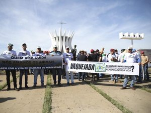 Protesto contra fim de vaquejadas muda rotina da Esplanada dos Ministérios