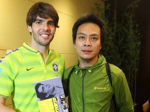 Kaká tem biografia escrita em chinês mandarim