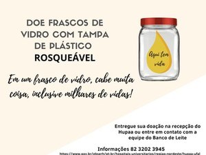 Banco de Leite do HU faz campanha por doações