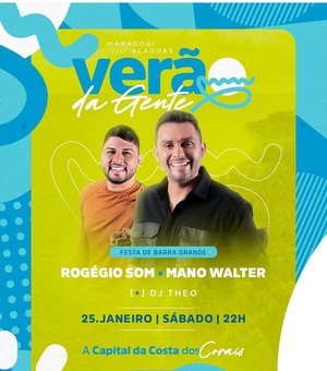 Mano Walter se apresenta neste sábado (25) em Maragogi