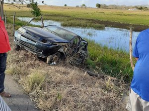 [Vídeo] Acidente na rodovia AL 115 envolve dois veículos, no Agreste