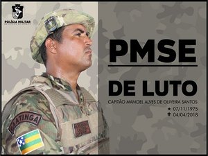 PMAL emite nota de pesar e informações sobre velório de capitão sergipano  