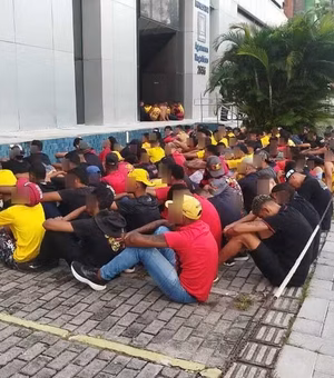 Sport Polícia prende 166 membros de organizada antes de Sport x Internacional