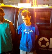 Dois jovens são presos com droga escondida dentro de mochila infantil
