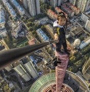 Chinês filma a própria morte em queda de arranha-céu