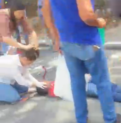 Motociclista fica gravemente ferido em acidente na Leste-Oeste, no Feitosa