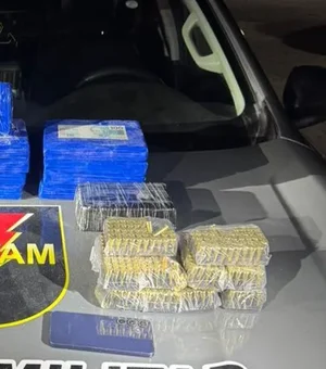 Homem é preso suspeito de tráfico de drogas na Vila Brejal, em Maceió