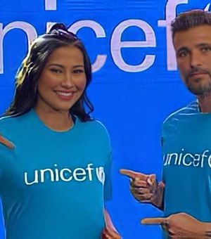 Thaynara OG e Bruno Gagliasso são escolhidos embaixadores do Unicef