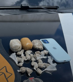 Homem com tornozeleira eletrônica é preso com droga no Vergel do Lago