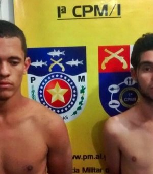 Suspeitos de assaltos são presos após perseguição policial em São Miguel dos Campos