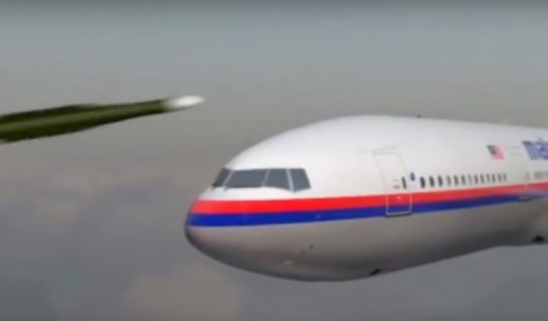 Vídeo reconstrói abatimento de avião por míssil