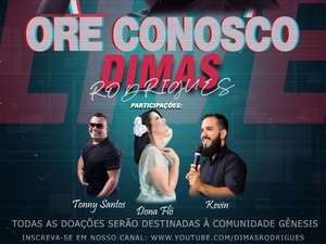 [Vídeo] Dimas Rodrigues promove live “Ore Conosco” para ajudar Casa Gênesis