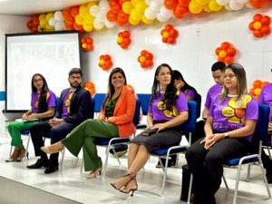Prefeita Marcela Gomes participa de evento em alusão ao 18 de maio em Novo Lino