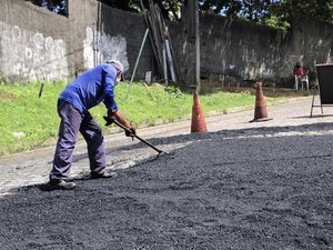 Prefeitura leva obras de pavimentação para Cidade Universitária