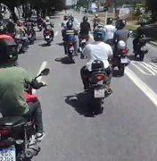 [Vídeo] Motociclistas fazem protesto após viatura do DMTT derrubar moto durante escolta