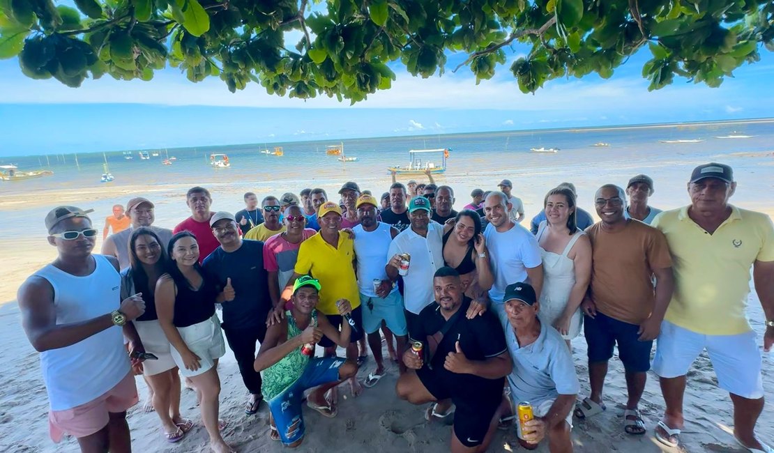 Cícero Cavalcante e Fernanda Cavalcanti cumprem agenda na Barra de Camaragibe e fortalecem base política