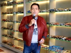 Faustão revela a quantidade de carrinhos em miniatura da sua coleção