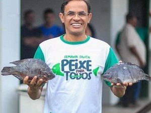 Prefeito Marcos Silva realiza entrega de pescado e beneficia centenas de famílias na Semana Santa em Messias