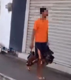 [Vídeo] Ladrões de galinha são forçados a caminhada da vergonha em Teotônio Vilela