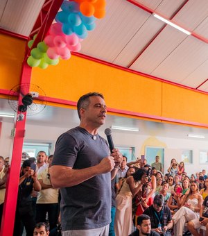 Paulo Dantas entrega a 67ª Creche Cria, em Maribondo