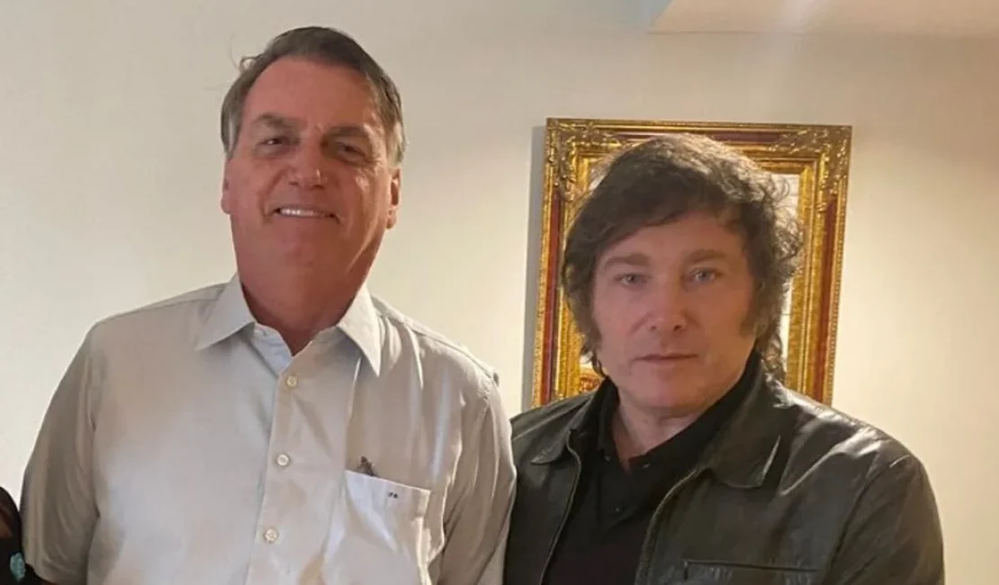 Alexandre de Moraes nega pedido de visita de Javier Milei a Bolsonaro