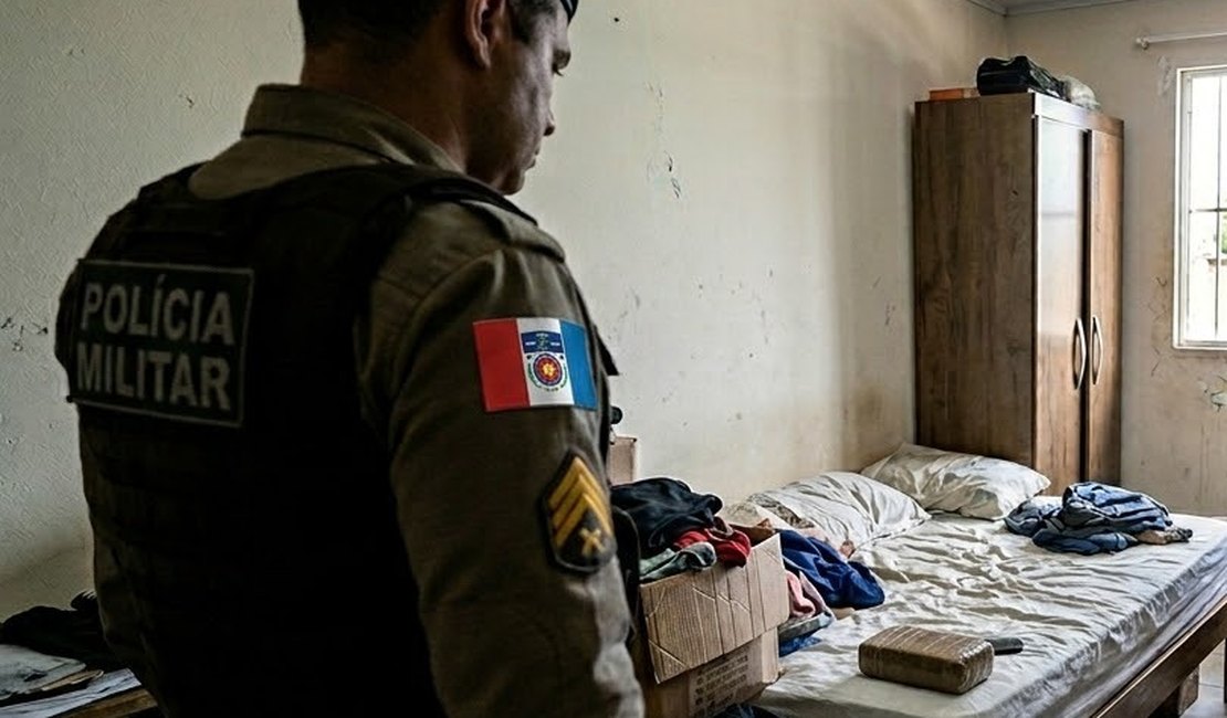 Adolescente é detido com 1kg de maconha escondida dentro do quarto em Arapiraca