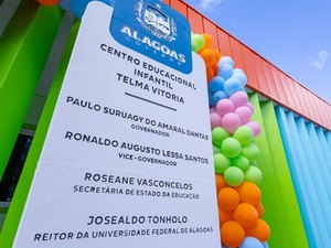 Governo de Alagoas entrega 78ª Creche Cria em Feliz Deserto
