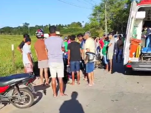 Condutor fica em estado grave após acidente de moto no Sítio Varginha, em Arapiraca