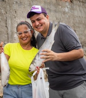 Peixe do Povo leva mais de 100 toneladas de alimento e garante Semana Santa com dignidade em Rio Largo