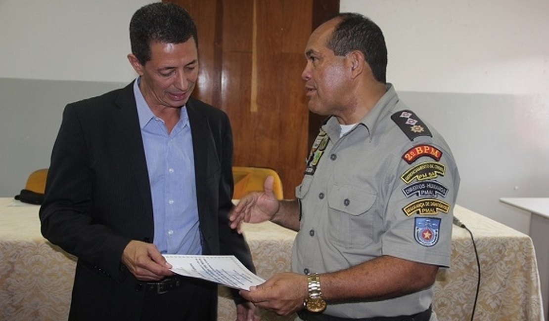 Detran/AL recebe homenagem do 2º Batalhão de Polícia Militar