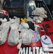 Polícia apreende 10 kg de maconha no Tabuleiro 
