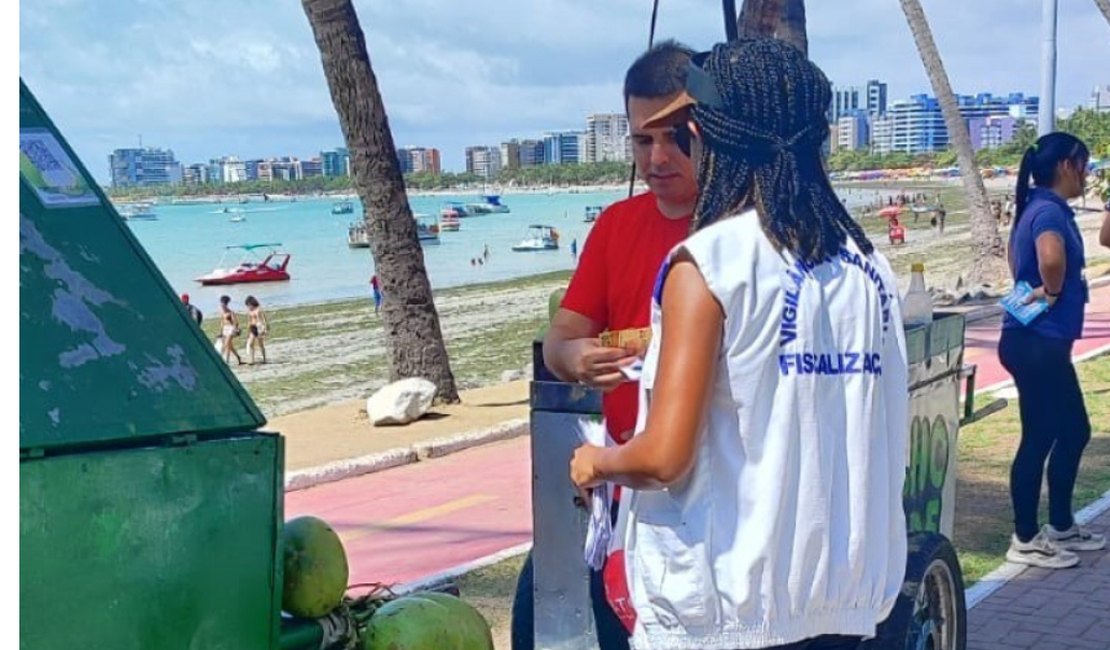 Saúde leva educação sanitária aos locais mais frequentados de Maceió