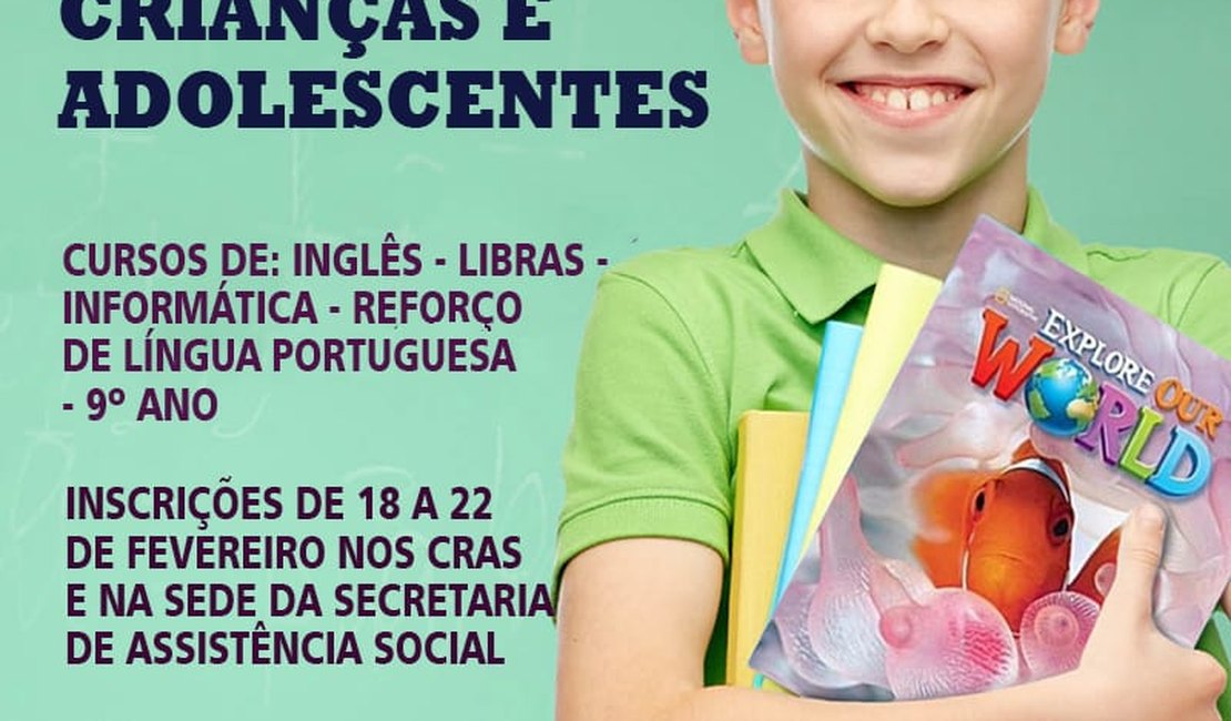 Prefeitura de União dos Palmares vai ofertar cursos extras para os jovens