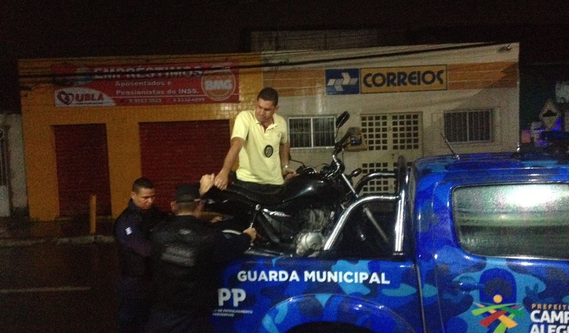 Guardas municipais de Campo Alegre e Teotônio capturam dupla que praticava assalto na região