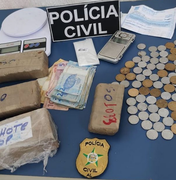 Suspeito de traficar drogas é preso com maconha em União dos Palmares