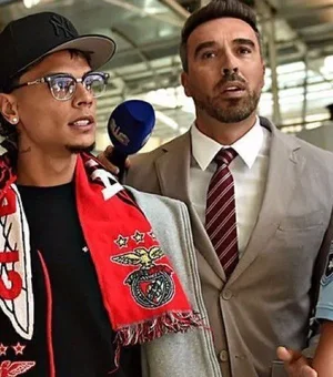 Ex-Palmeiras, Richard Ríos desembarca em Lisboa para assinar com o Benfica