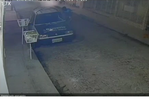Ladrão rouba carro e tenta furtar loja de veículos essa madrugada, em Palmeira