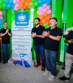 Governo de Alagoas inaugura a 68ª creche Cria no município de Traipu