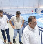 Prefeito Luciano destaca avanços nas obras do complexo esportivo em Bananeiras